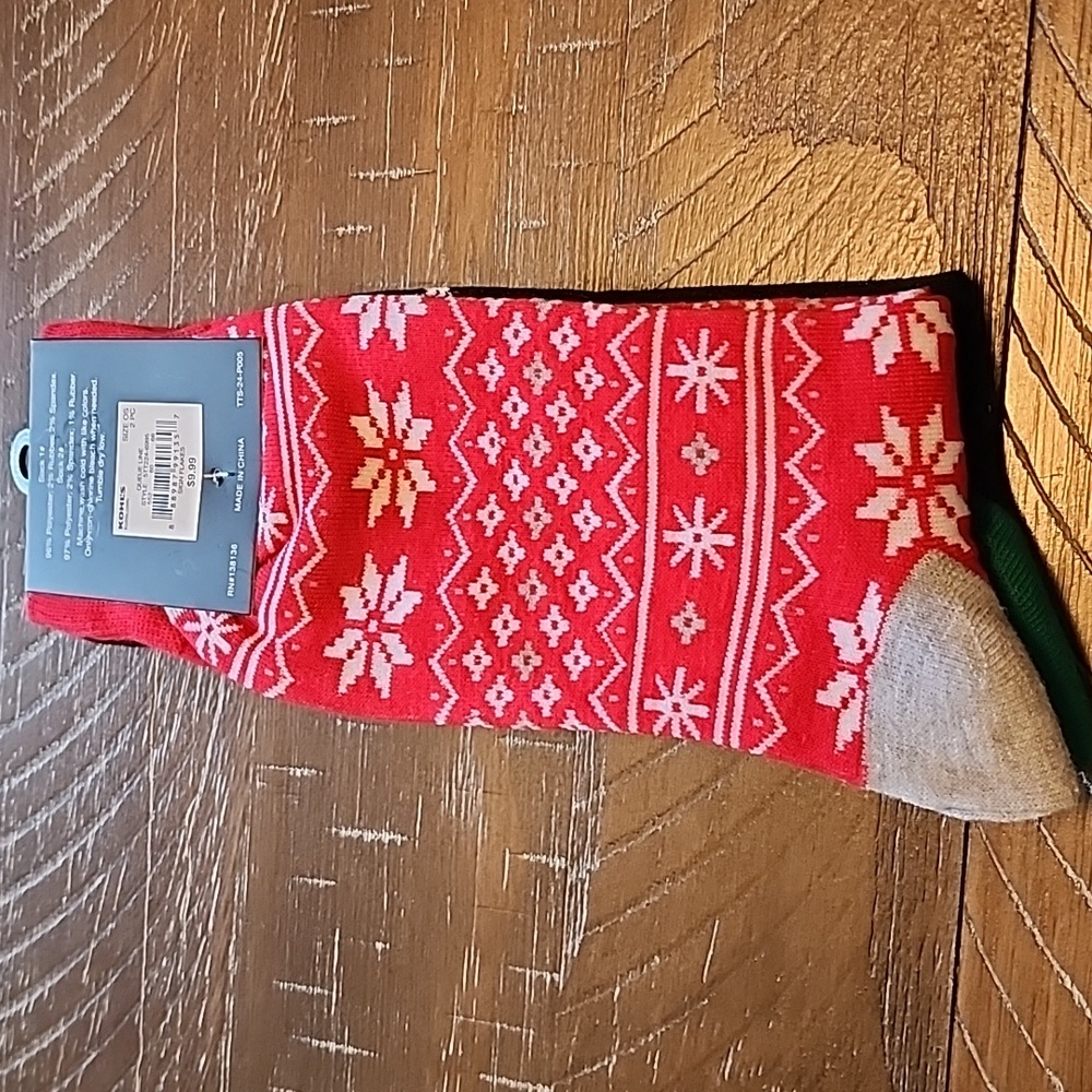 Twisted Toes "Dear Santa" Christmas Socks 2 Men's Bundle To Save NWT - Picture 6 of 6
